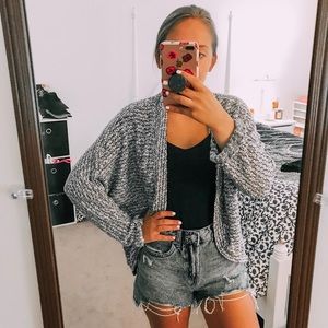 Black & White Marble Cardigan